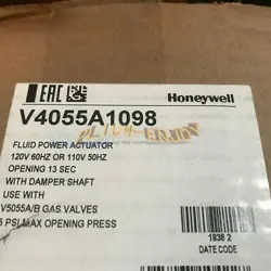 1PCS NEW HONEYWELL V4055A1098 POWER GAS VALVE ACTUATOR V4055A 1098