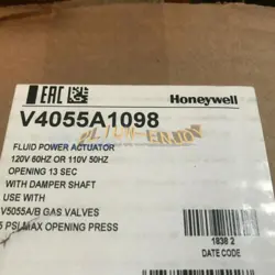 1PCS NEW HONEYWELL V4055A1098 POWER GAS VALVE ACTUATOR V4055A 1098/