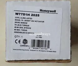 1PCS NEW HONEYWELL SMART VAV ACTUATOR W7751H 2025 W7751H2025