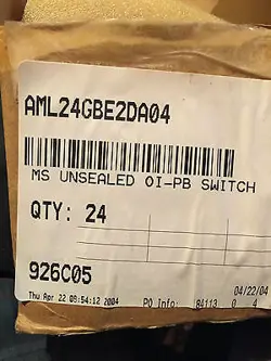 1 NEW HONEYWELL MICROSWITCH AML24GBE2DA04 ILLUMINATED ROCKER SWITCH W/O ROCKER