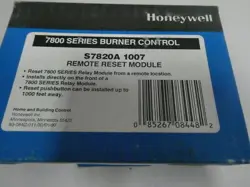 HONEYWELL S7820A