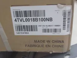 INGERSOLL RAND/TRANE 4TVL0018B100NB VRF INDOOR SLIM DUCT UNIT 18000 BTU