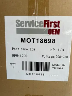 OEM MOT18698 TRANE MOTOR