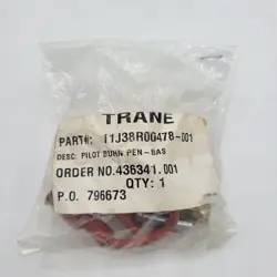 TRANE 11J38R00478-001 SILVER & RED PILOT BURNER ASSEMBLY FOR STERLING HEATERS