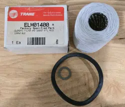 BRAND NEW - OE TRANE ELM01400 ELEMENT FILTER AND GASKET KIT - R123 COMPATIBLE
