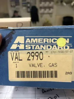 AMERICAN STANDARD/ TRANE GAS VALVE
