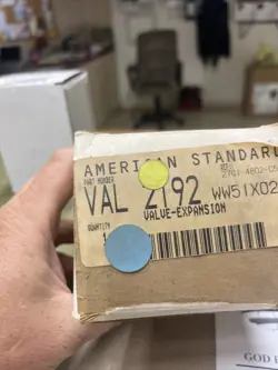 TRANE AMERICAN STANDARD EXPANSION VALVE