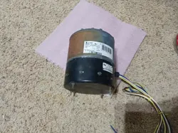 USED TRANE/AMERICAN STANDARD ECM CONDENSER MOTOR/MODULE AND BLADE