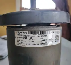 OEM MOTOR TRANE FAN MOTOR REPLACES MOT09188 MOT18725 5KCP39SFU087S MOT-9188 4B=9