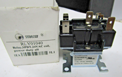 ✌️NEW TRANE RLY01040 RELAY SPDT, 24VAC COIL, 7 BLADES