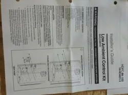 NEW TRANE AMERICAN STANDARD BAYLOAM103 HEAD PRESSURE KIT