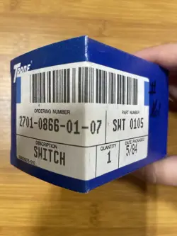 NEW TRANE FOR ENERGY FITNESS TOGGLE SWITCH SWT 0105, 2701-0866-01-07, MEXICO