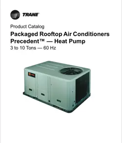 5 TON TRANE HEAT PUMP ROOFTOP UNIT 460V M# WSC060H4R0A0000*