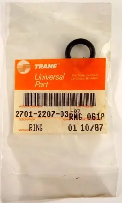 VINTAGE TRANE O-RING, RNG0618, NEW OLD STOCK, IN ORIGINAL PACKAGING.