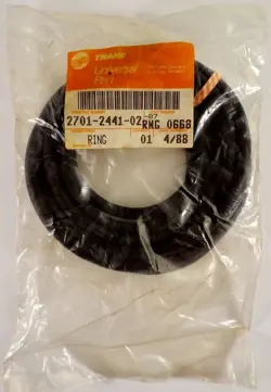 VINTAGE TRANE O-RING, RNG0668, NEW OLD STOCK, IN ORIGINAL PACKAGING.