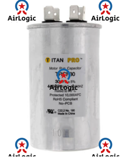 CPT321 CPT00321 TRANE RUN CAPACITOR 30 UF MFD 440 VOLT