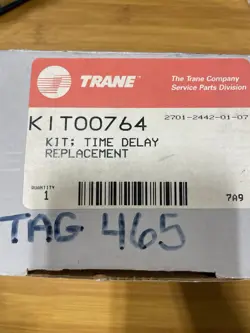 BRAND NEW TRANE KIT00764 TIME DELAY REPLACEMENT 2701-2442-01-07, X1327003501