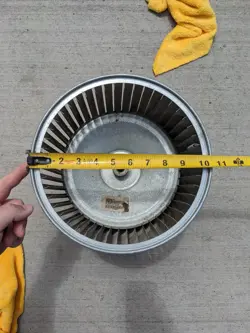 BLOWER WHEEL TRANE PART NUM: D303766P40 | 1/2