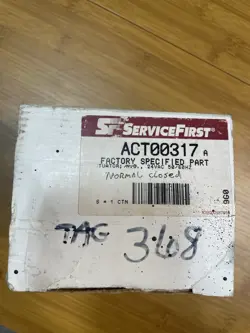 BRAND NEW TRANE ACT00317 SERVICE FIRST POPTOP HCO VALVE