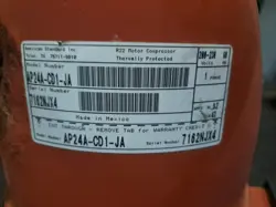 2.5 TON TRANE COMPRESSOR R-22 200-230/60/1 COM08672 AP24A-CD1-JA (C)