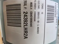 TRANE, AMERICAN STANDARD COMPRESSOR