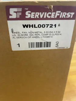 BRAND NEW TRANE WHL00721-REPLACEMENT WHEEL FAN, NON-METAL