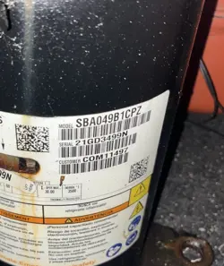 SBA049B1CPZ COMPRESSOR