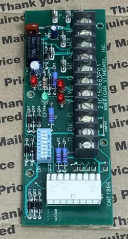 AMERICAN STANDARD ECM