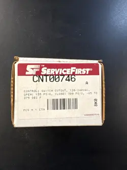 TRANE/KLIXON CNT00746 CONTROL SWITCH