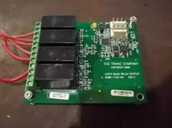 TRANE 6400-1126-03 REV C QUAD RELAY OUTPUT CIRCUIT BOARD (WL21-3)