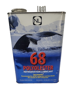 NATIONAL REFRIGERANTS 68  POLYOLESTER REFRIGERATION LUBRICANT PE681G 1 GALLON