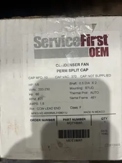 SERVICEFIRST MOT18685 1/5