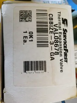 SERVICE FIRST THERMAL EXPANSION VALVE VAL08678 FOR CBBIZE-3-GA