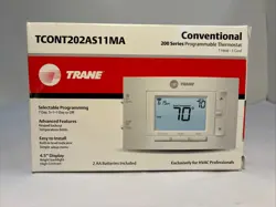 TRANE TCONT202AS11MA PROGRAMMABLE THERMOSTAT NEW NEVER USED
