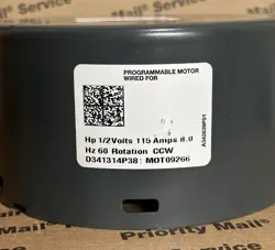 ECM MOTOR CONTROLLER FOR TRANE D341314P38 MOT09266 115V 8A 1/2HP CCW ??CHECKED