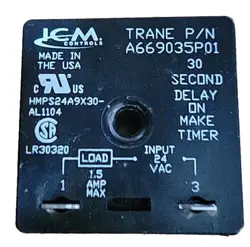 OEM TRANE A669035P01 TIMER HVAC USA 🇺🇸 SELLER FREE SHIPPING GUARANTEED