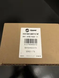 TRANE BAYSENS037A ; SEN01178; X13790445010 HUMIDITY / TEMPERATURE ZONE SENSOR