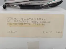 TRANE 20 TEMPERATURE SENSOR 10K OHHM THERMISTOR FLEX-DUCT TYPE 24 TRA-41901092