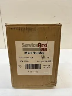 OEM TRANE AMERICAN STANDARD ECM FAN MOTOR 1/3 HP D156799P02 MOT-19352 MOT19352