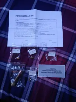 REFRIGERANT PISTON KIT FOR TRANE EQUIPMENT NEW INCLUDES 4 PISTONS AND STUBB