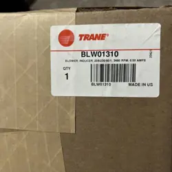 NEW OEM TRANE BLW01310 FURNACE DRAFT INDUCER BLOWER MOTOR 3480 RPM