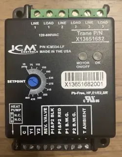 ICM CONTROLS ICM334 3-PHASE HEAD PRESSURE CONTROL TRANE X13651682001