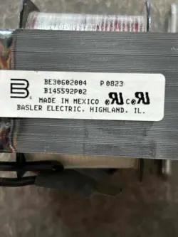 BASLER TRANE ELECTRIC TRANSFORMER BE30602004 B145592P02