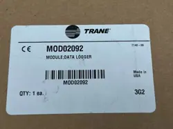 TRANE MOD02092 ADAPTIVE CONTROL MODULE DATA LOGGER 500 TON CHILLER SOFTWARE  S6