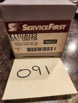 SERVICE FIRST KIT03033 HVAC FURNACE IGNITER SUPCO SKIT03033 - TRANE