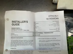 THERMOSTAT INTERFACE