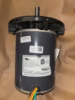 TRANE  1HP 480V 3PH 1125RPM MOTOR NIDEC X70377972002 P55YYACH-1161