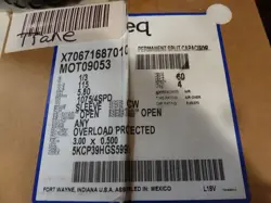 X70671687010 GENTEQ FURNACE BLOWER MOTOR 1/3 HP 115V TRANE