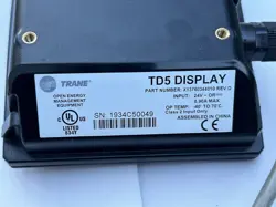 TRANE HVAC TD5 DISPLAY X13760344010 REV D