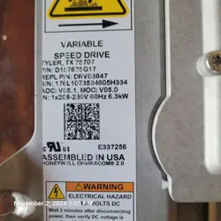 INVERTER CONTROL BOARD FOR A TRANE XV18 SYSTEM. IT WAS INSTALLED FOR 1 WEEK.